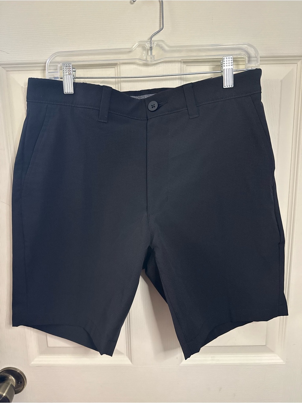 FLX Men's Performance Mesh Shorts Black 8” inseam Size 32 NEW